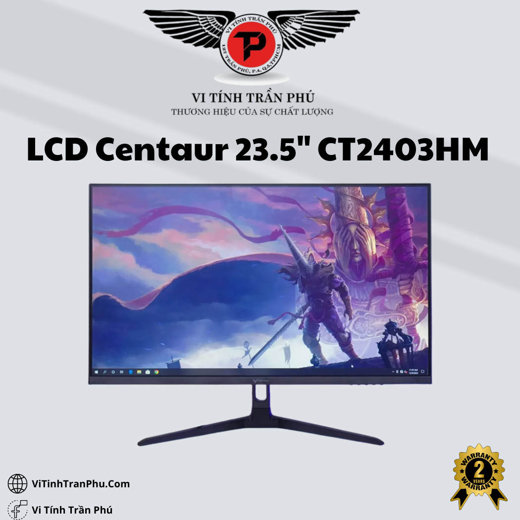 Màn Hình Centaur CT2403HM B 24″ IPS 75Hz - Đen